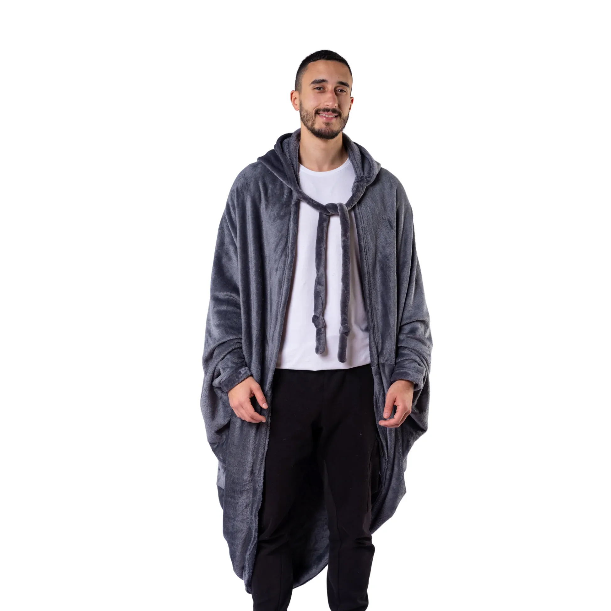 بطانيه قابله للارتداء رمادي - Image 2